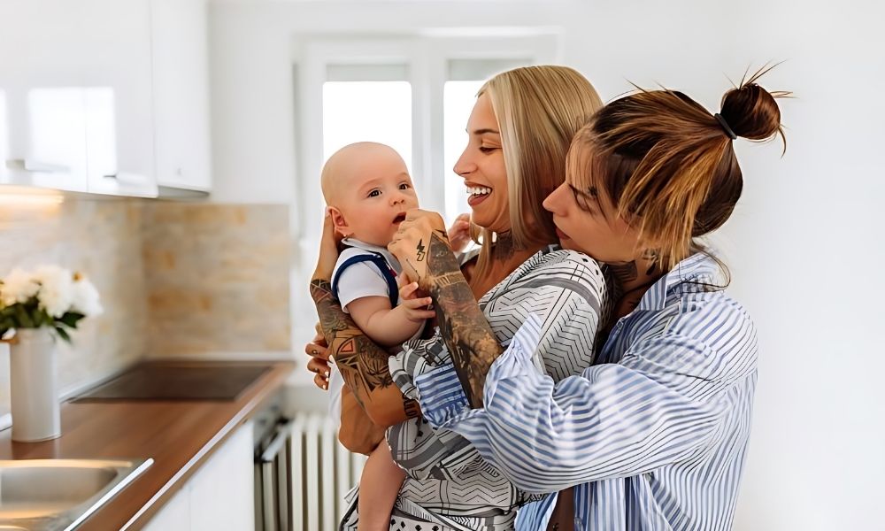 Postpartum recoveryThis image is about a mom, her baby and a busy life of mom.